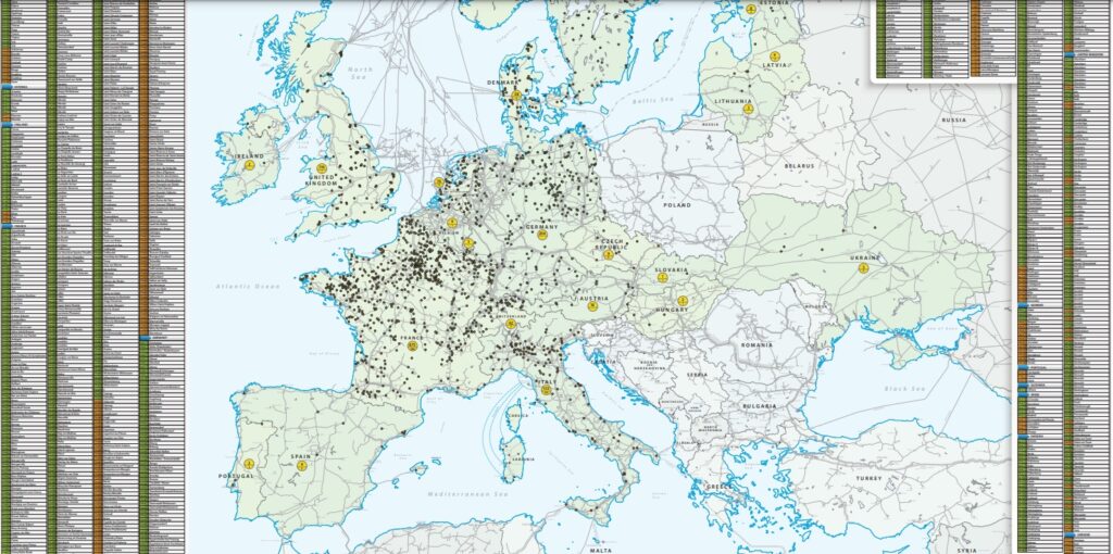 Biometánová mapa 2024 / EBA